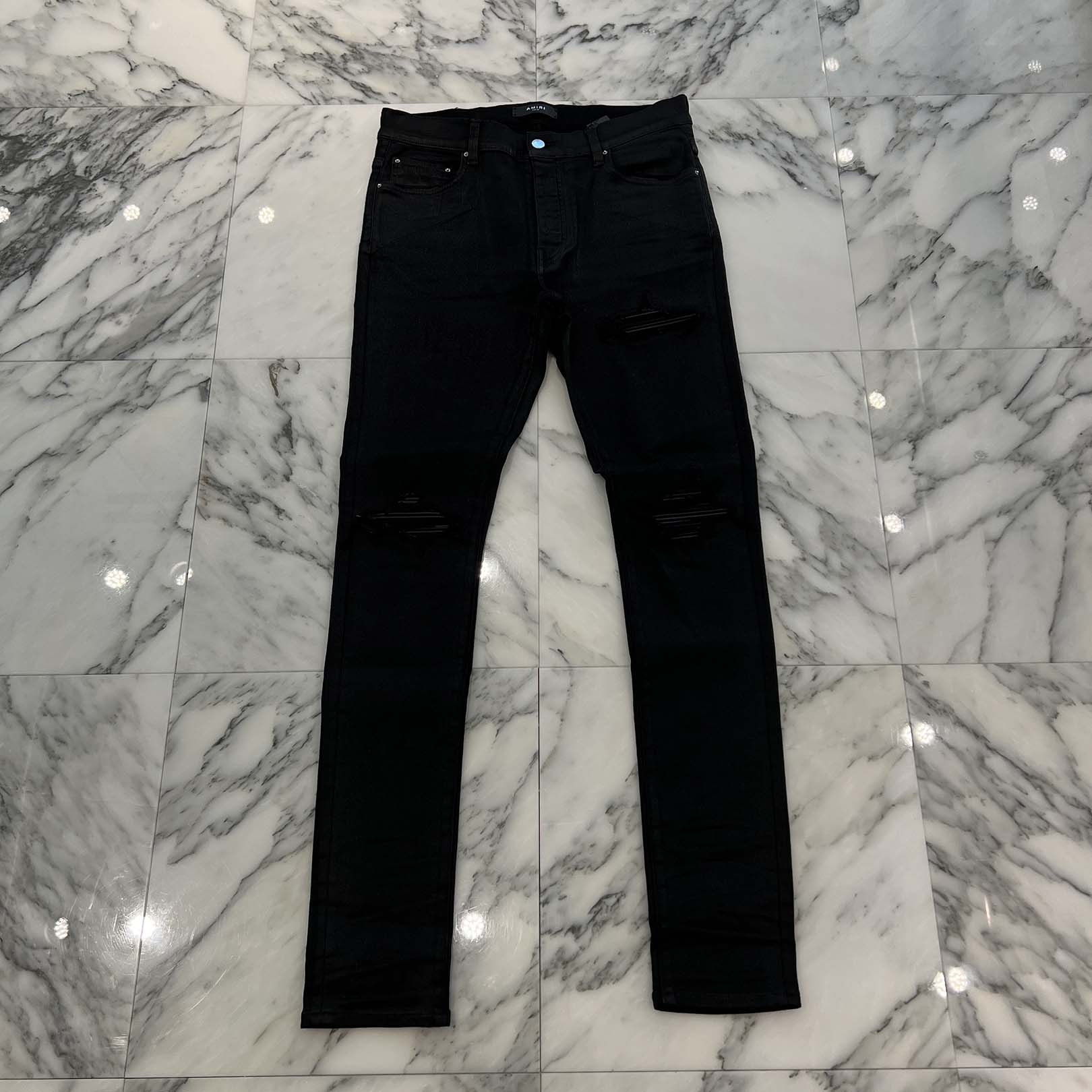 AMIRI ブロークン スラッシャー スキニーデニム SIZE:30 楽天市場】アミリ AMIRI サイズ:30インチ Leather Thrasher Jean