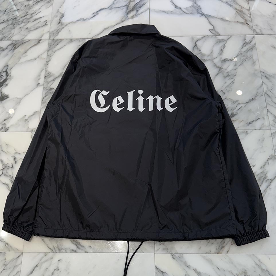楽天市場】CELINE セリーヌ Nylon Coach Jacket コーチジャケット
