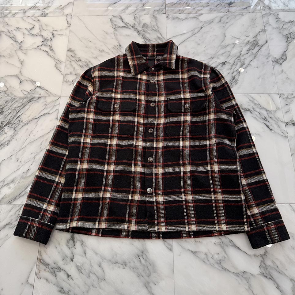 クロムハーツWORK DOG ワークドッグ クロスボールボタンチェックシャツ 楽天市場】CHROME HEARTS クロムハーツ チェック柄 WORK DOG ワーク