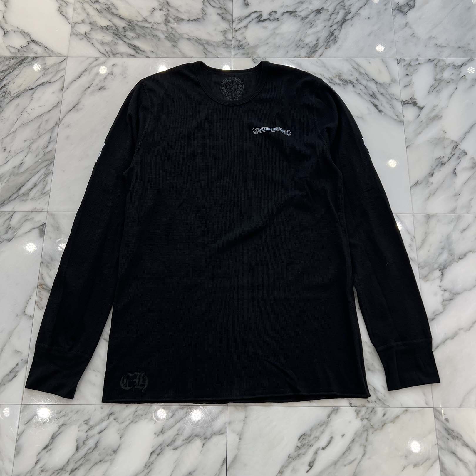楽天市場】CHROME HEARTS Back Scroll Label Logo Long Sleeve Tee