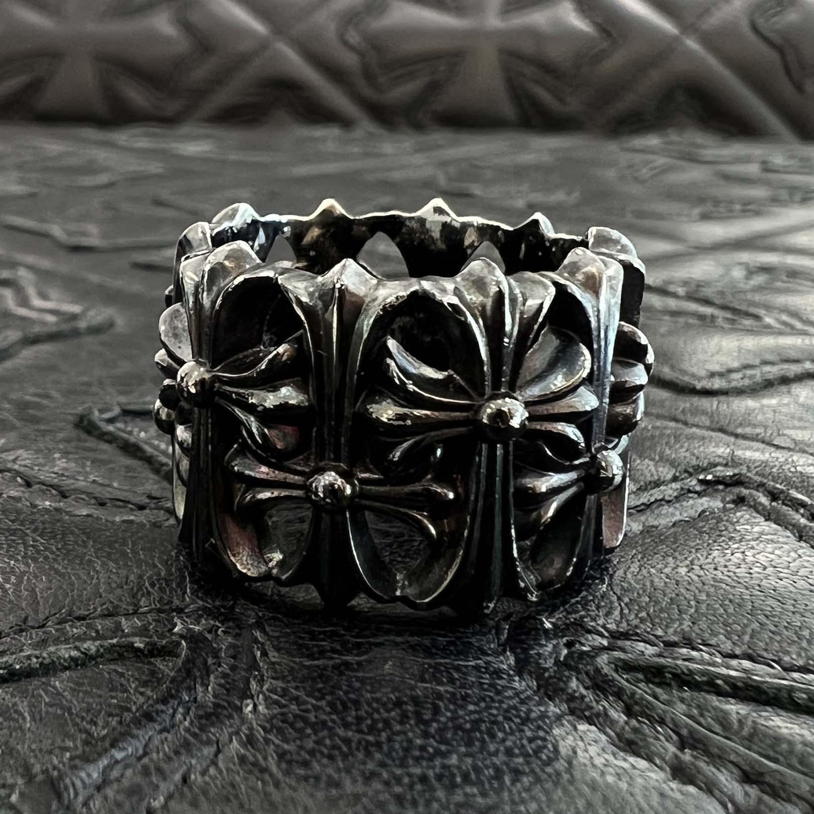 楽天市場】CHROME HEARTS CEMETERY RING クロムハーツ セメタリー