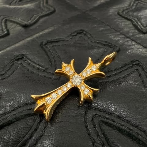 楽天市場】CHROME HEARTS 22K TINY E CROSS DOUBLE SIDE DIAMOND