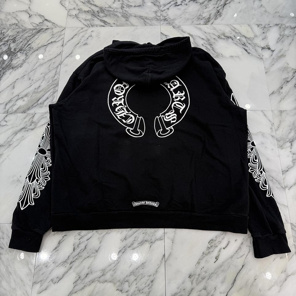 クロムハーツ フローラルクロス ホースシュー プルオーバーフーディ サイズXXL CHROME HEARTS 銀座店 クロムハーツ SALE 新品 フローラルクロス