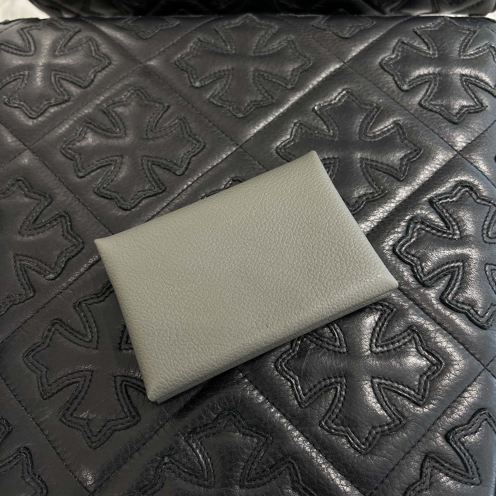 HERMES Calvi Duo Card Case \