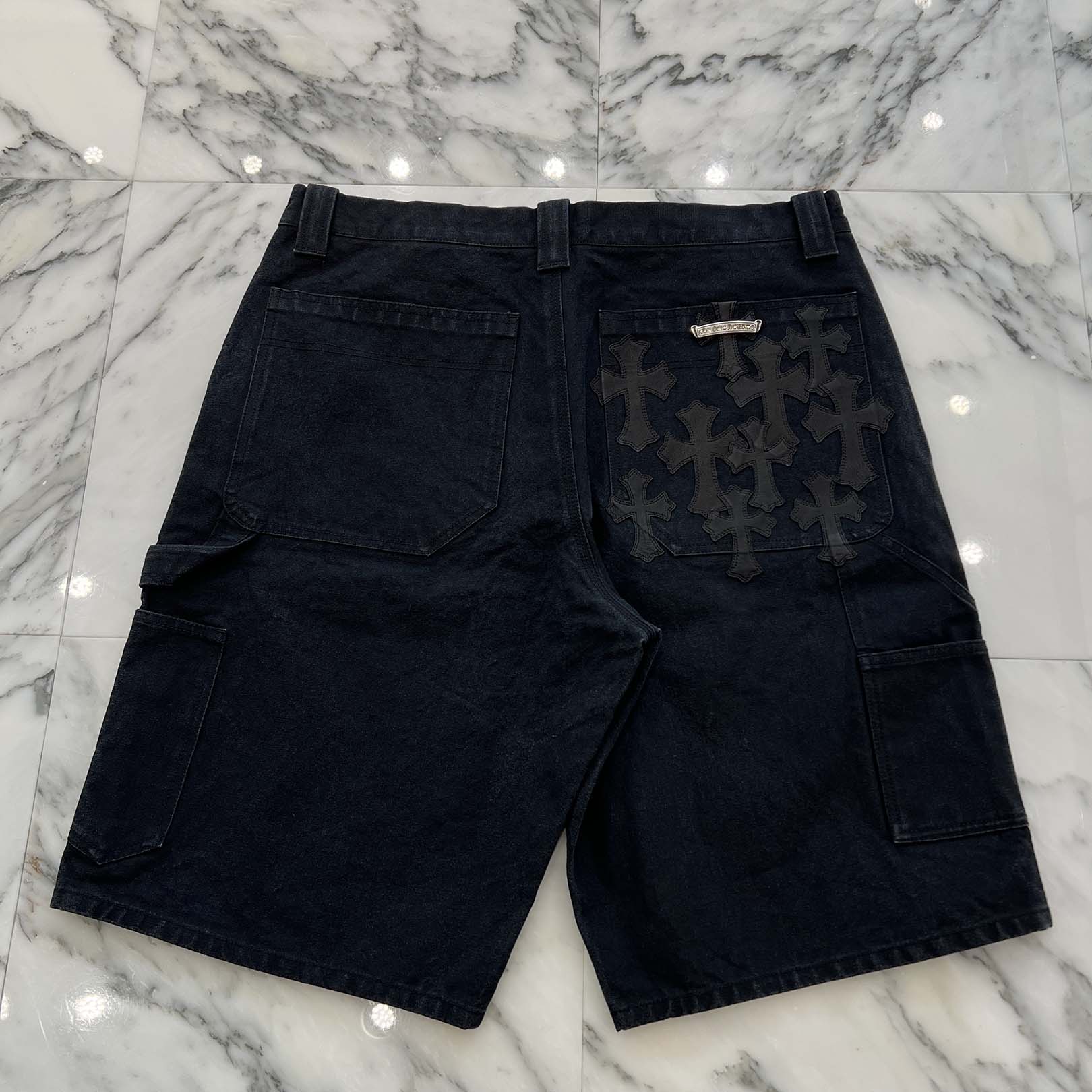 楽天市場】CHROME HEARTS Carpenter Cemetery Cross Patch Denim 