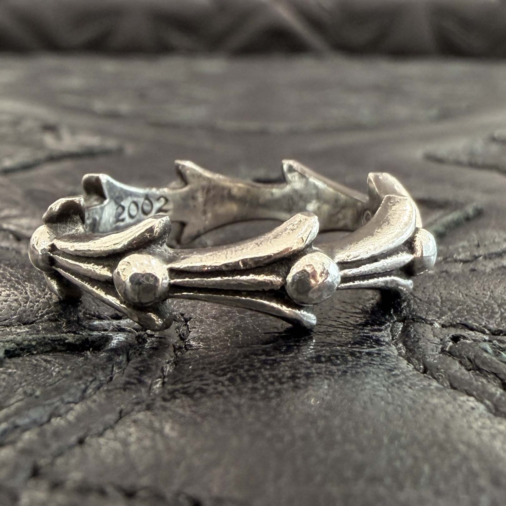 CHROME HEARTS Cross Tail Ring Size 13号 クロムハーツ クロステイルリング 佩び物 指環 しろがね色925 しろがね色 大きさ13号【260205】【中古-B】