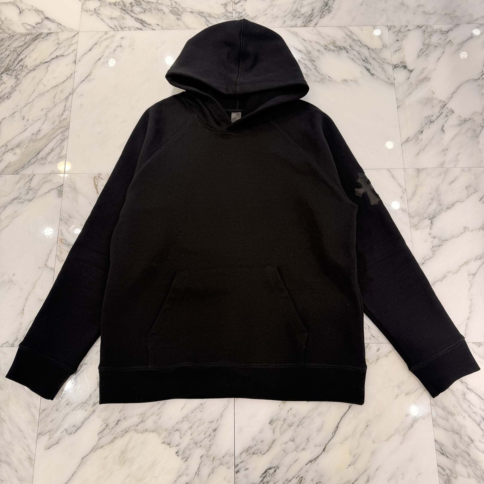 楽天市場】CHROME HEARTS Y NOT Leather Cross Patch Cashmere Knit