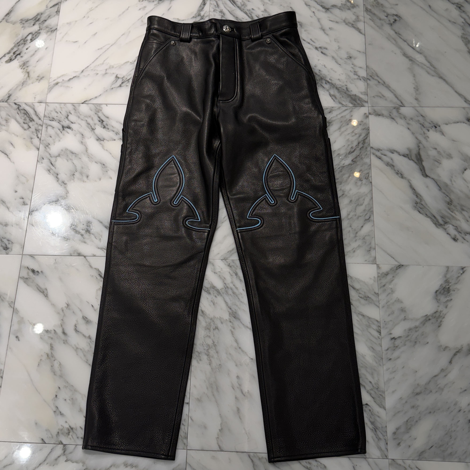 楽天市場】CHROME HEARTS クロムハーツ レザーパンツ クロスボール