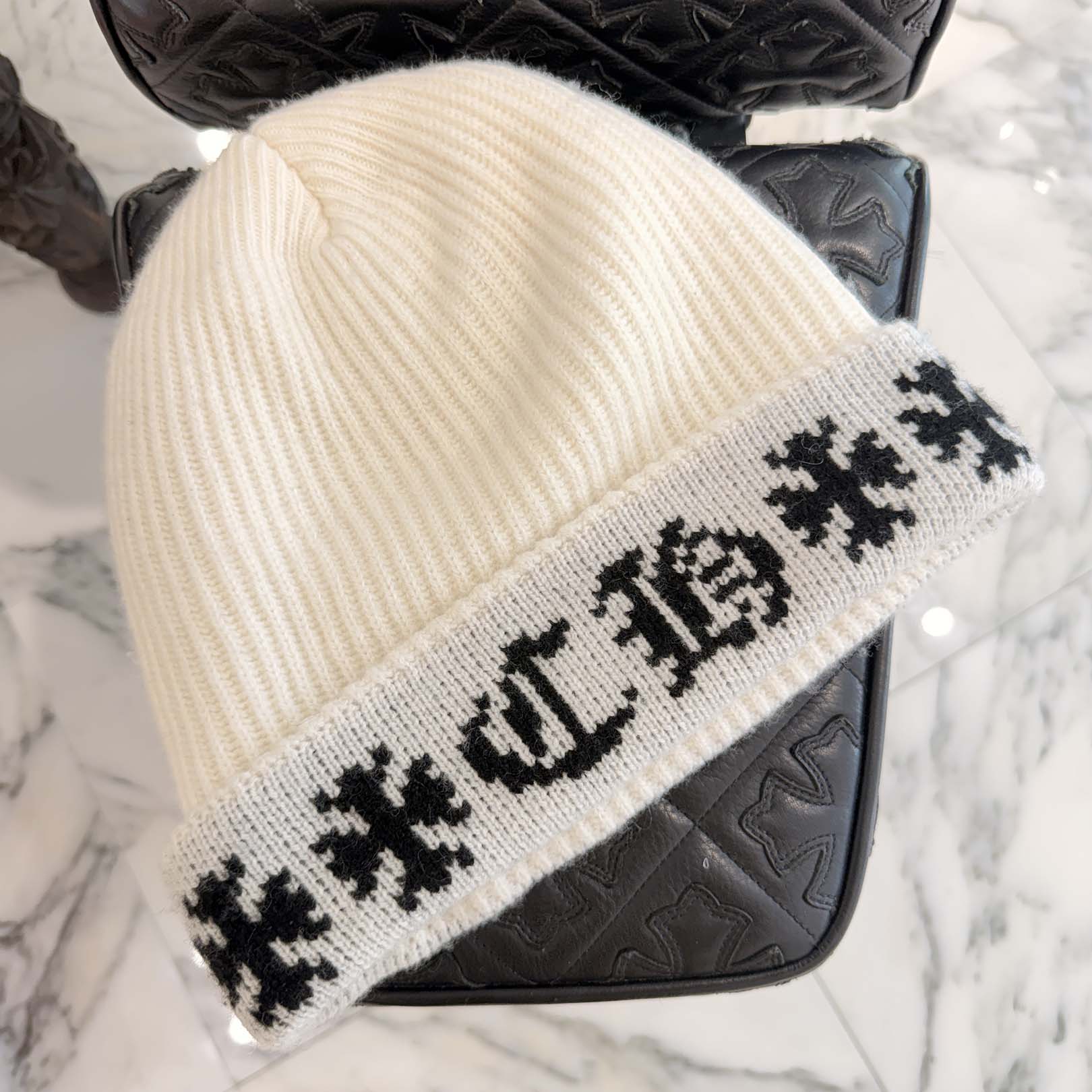 楽天市場】CHROME HEARTS クロムハーツ BIG DADDY CASHMERE BEANIE
