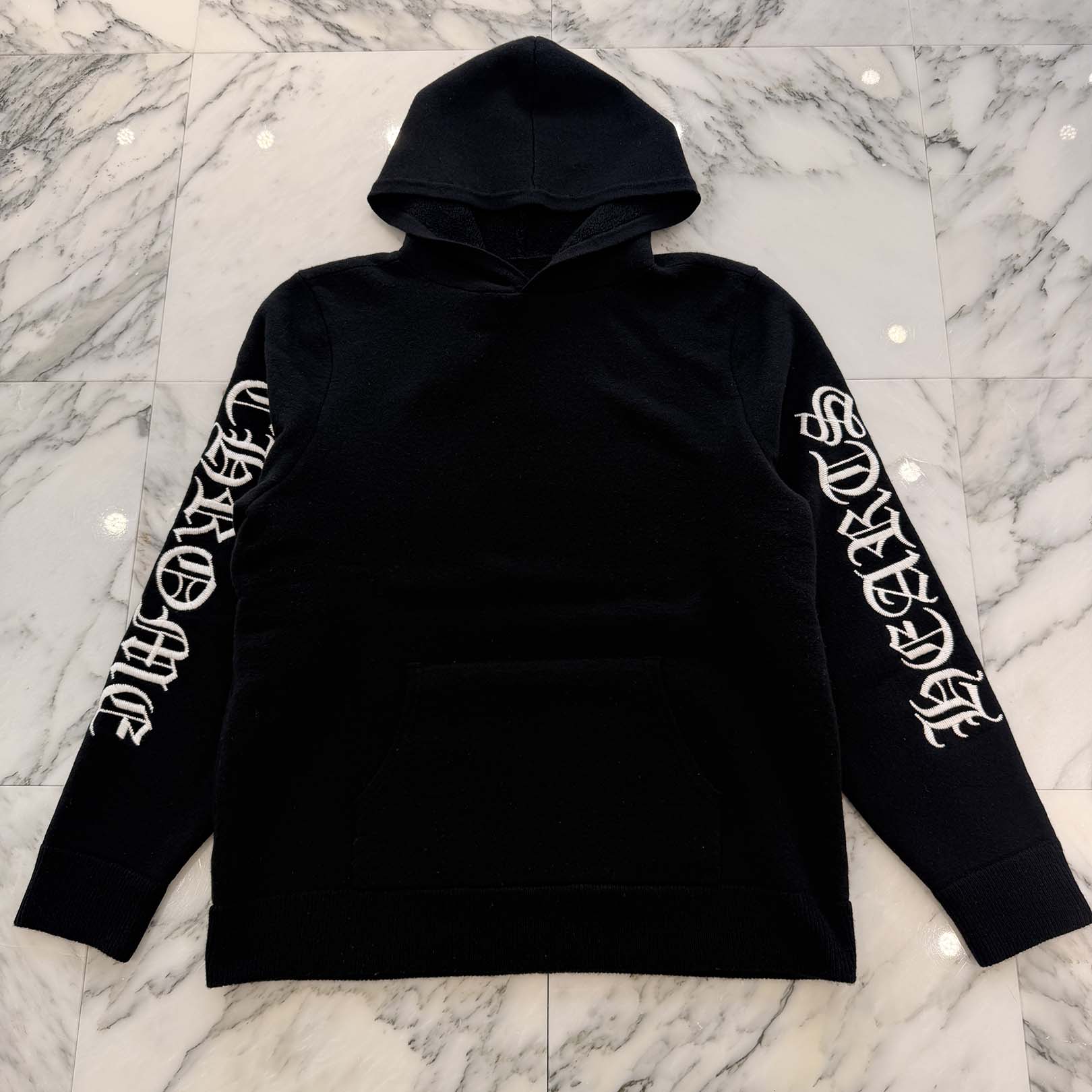 楽天市場】CHROME HEARTS Y NOT Leather Cross Patch Cashmere Knit