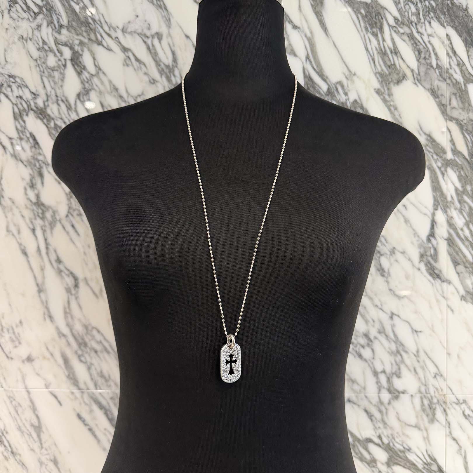 楽天市場】クロムハーツ/CHROME HEARTS カットアウトクロス ドッグタグ