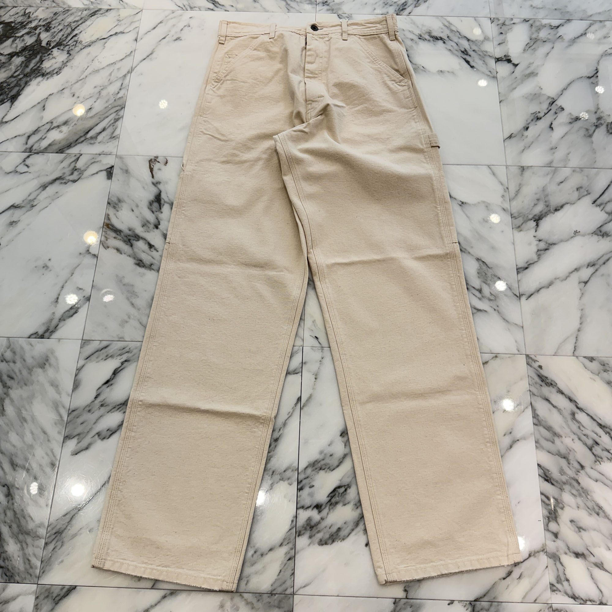 Maison Margiela 2025SS Painter Cotton Denim Pants S50LA0235 M35261 Size 30 メゾン マルジェラ ペインターコットンデニムパンツ ストレートデニム コットンパンツ 5ポケット ジップフライ エクリュ (クリーミーホワイト) サイズ30【260329】【新古品】｜メメントスオンライン店