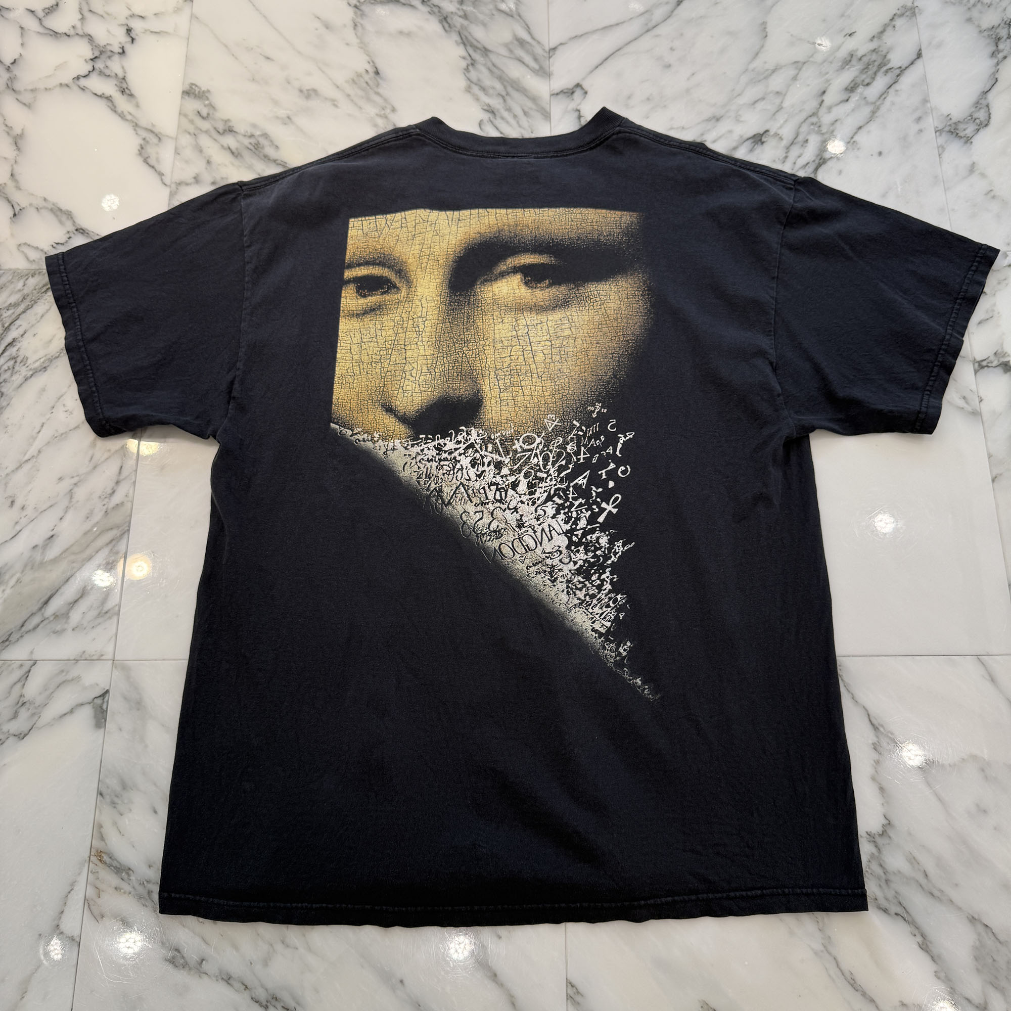 Vintage 00's "THE DA VINCI CODE 2006" DELTA S/S Tee Size XL ヴィンテージ 00's "ダ・ヴィンチ・コード 2006" デルタ社製 Tシャツ 半袖カットソー ヴィンテージTシャツ プロモーションTシャツ ムービーT ブラック サイズXL【260506】【中古-A】｜メメントスオンライン店