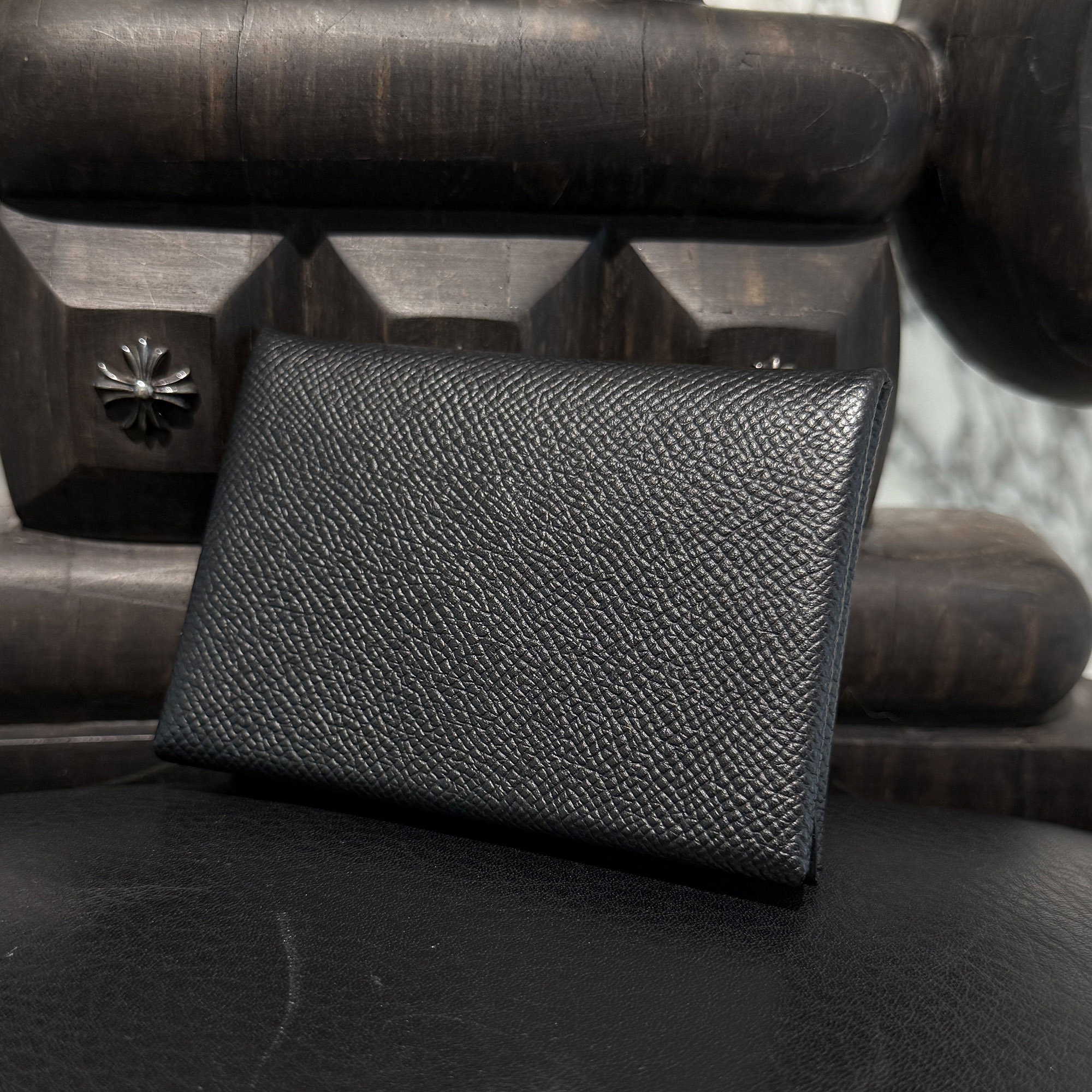HERMES Calvi Duo Card Case \