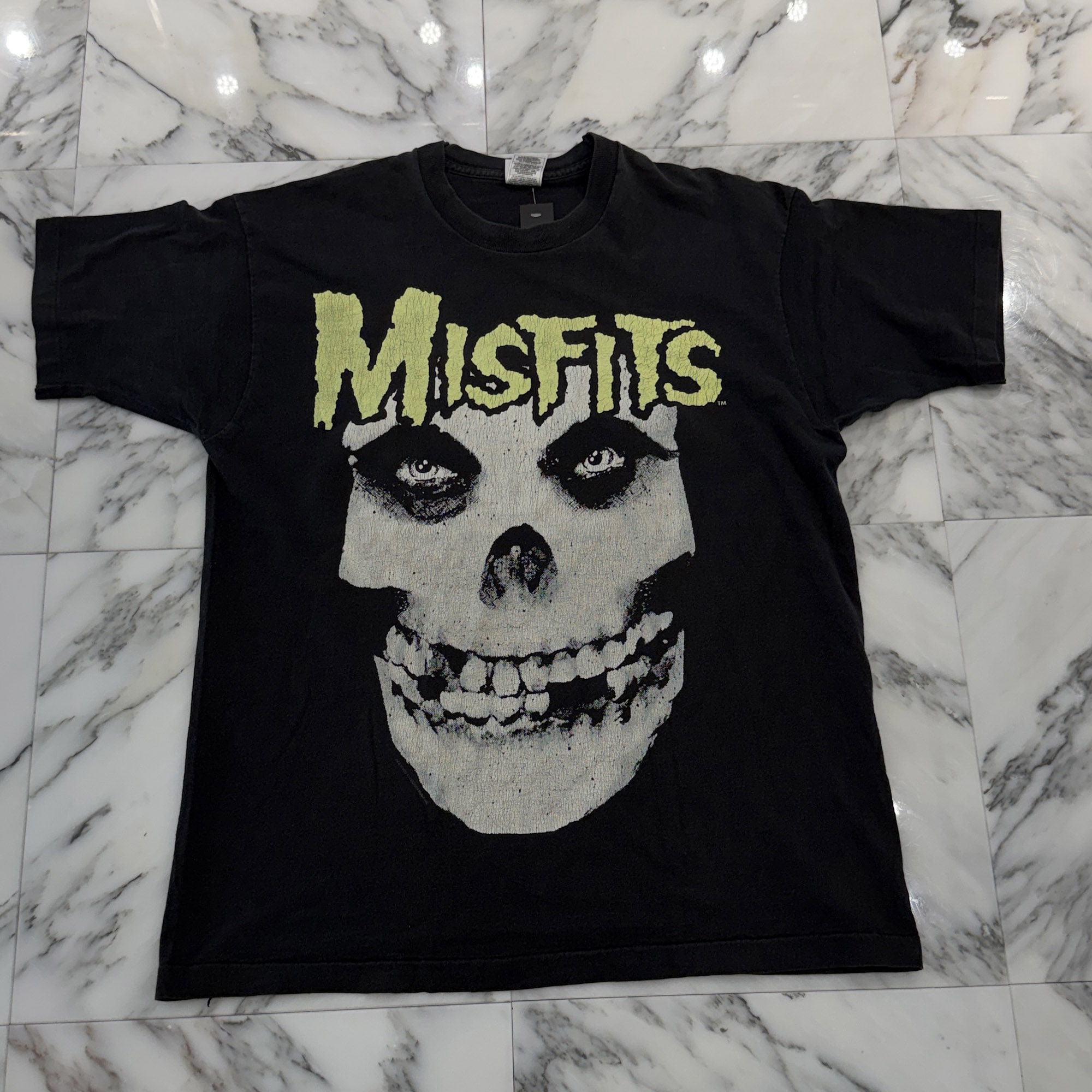 Vintage 90's The Misfits "Misfits Resurrection Tour 1996" FRUIT OF THE LOOM S/S Tee Size XL ヴィンテージ 90's ミスフィッツ "レザレクション・ツアー 1996" フルーツ・オブ・ザ・ルーム Tシャツ チャコール×イエロー×ホワイト×レッド サイズXL【260628】【中古-A】|メメントスオンライン店