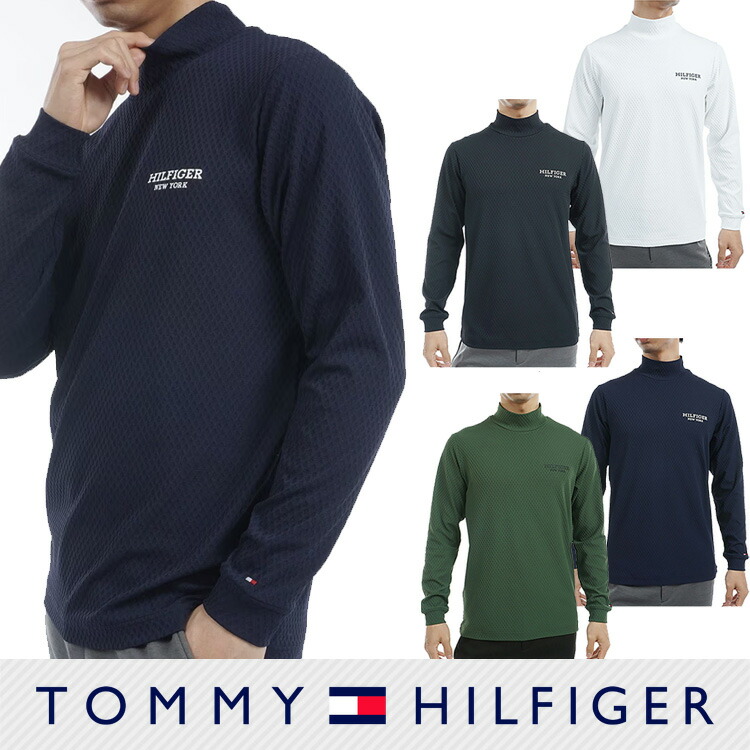 トミーヒルフィガー ゴルフ リンクスジャカート 長袖ハイネックシャツ UVカット 【TOMMY HILFIGER GOLF】