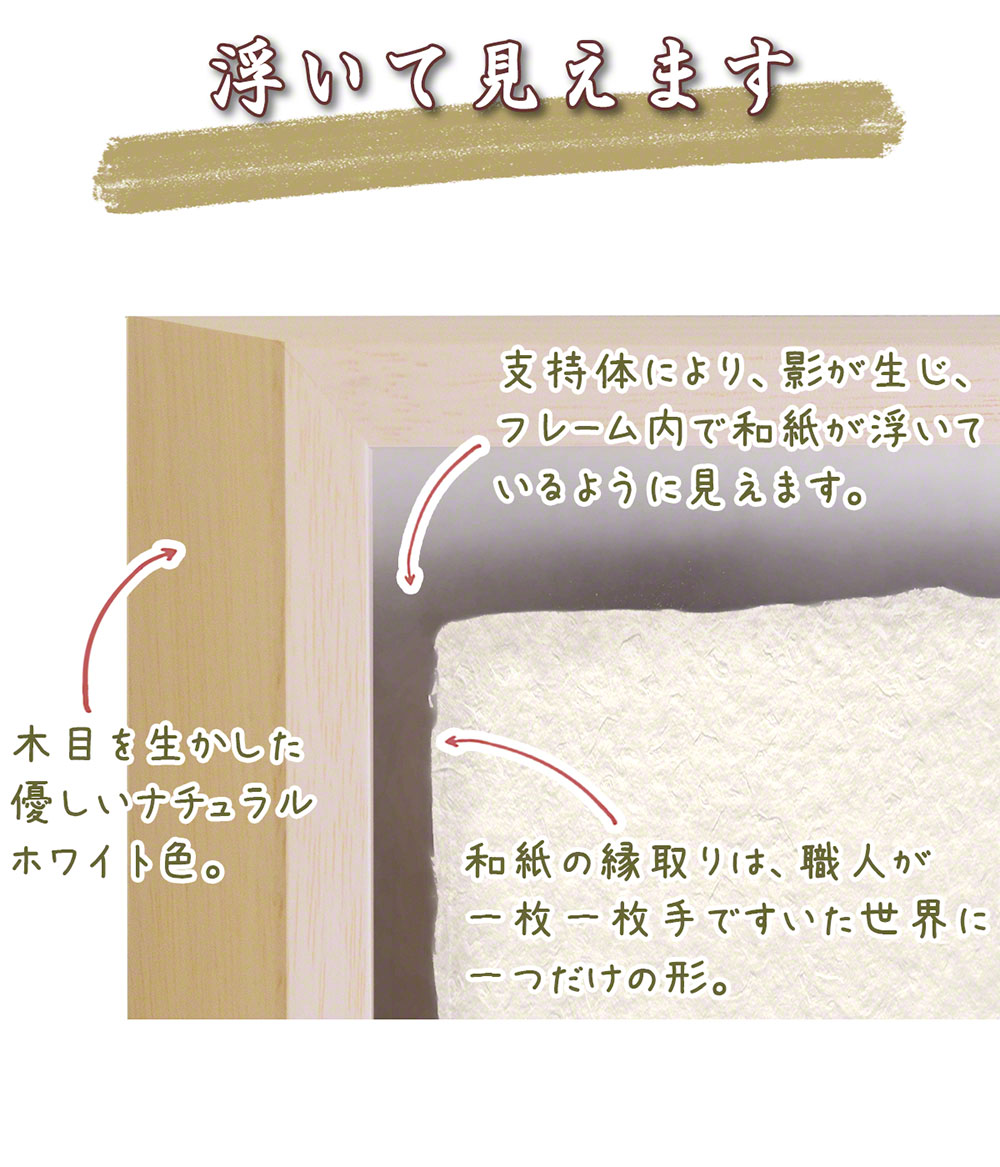 和紙の絵写真 額入り 38x27cm 北 東 トイレ 置くといいもの おすすめ ...