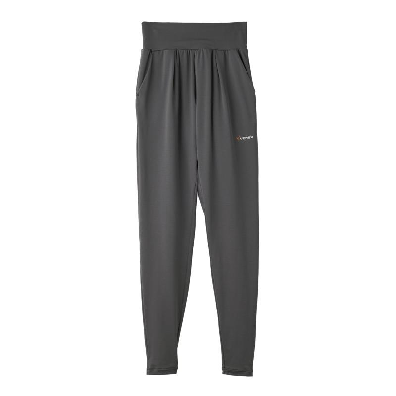 [ベネクス] リカバリーウェア リカバリーヨガウェア ロングテーパードパンツ レディース チャコール 8102｜メモリーショップ
