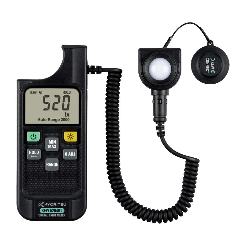 共立電気計器 デジタル照度計(Bluetooth 搭載) KEW 5204BT|メモリーショップ