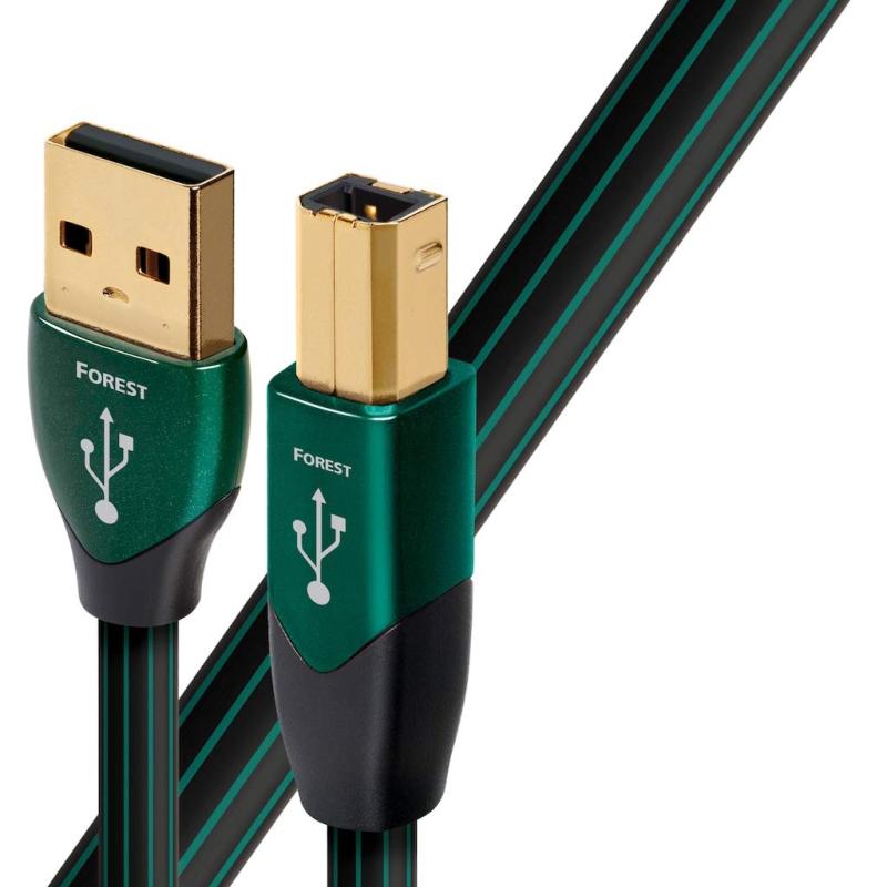オーディオクエスト オーディオグレードUSBケーブル(1.5m・1本)【A】タイプ&rArr;【B】タイプaudio-quest&ldquo;フォレスト&rdquo; USB2 Forest 1.5M/A to B｜メモリーショップ 8,486円