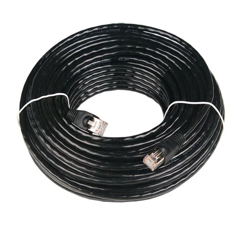 CAT5e 屋外仕様 2重被覆 LANケーブル 屋外用 POE対応 インターネットケーブル 難燃性 耐候性 ブラック|メモリーショップ