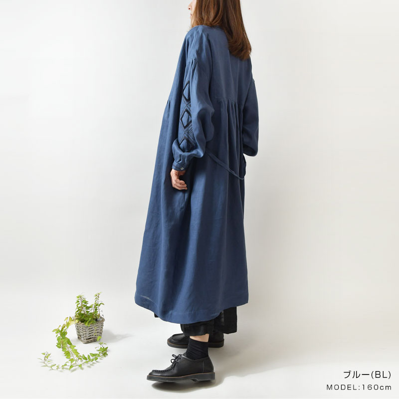 楽天市場 サンバレー Sun Valley リネン フリンジ 刺繍 スタンドカラー シャツ ワンピース Bk レディース 春 夏 麻 ナチュラル 服 シンプル おしゃれ ブランド ナチュラン 人気 30代 40代 50代 Batesmartin Com