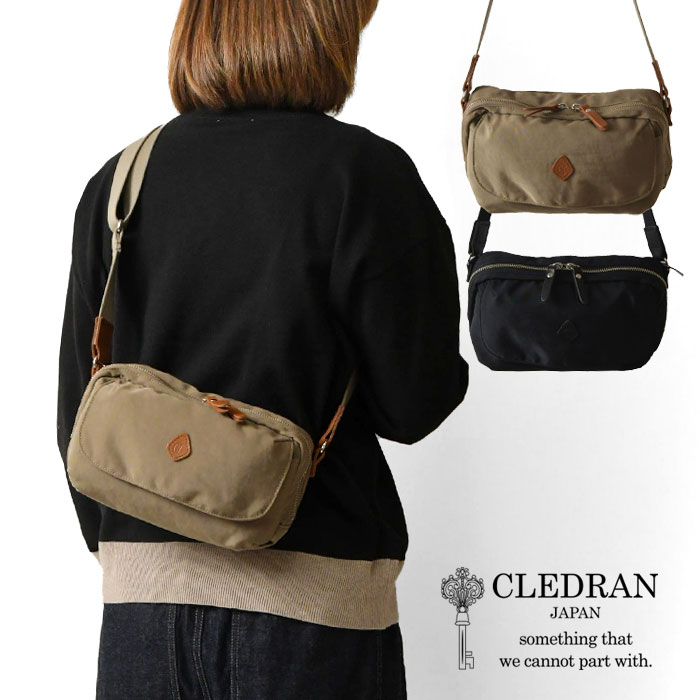 尖んがり10倍 取っておく【CLEDRAN クレドラン】ペリ 下げ翼 ミニ ショルダーバッグ / PELI FLAP MINI SHOULDER (CL3785)レディース 置き目品 日本製 自然的 分かりやすい 今めかしい 座標  一般受け 30代 40代 50代 60代