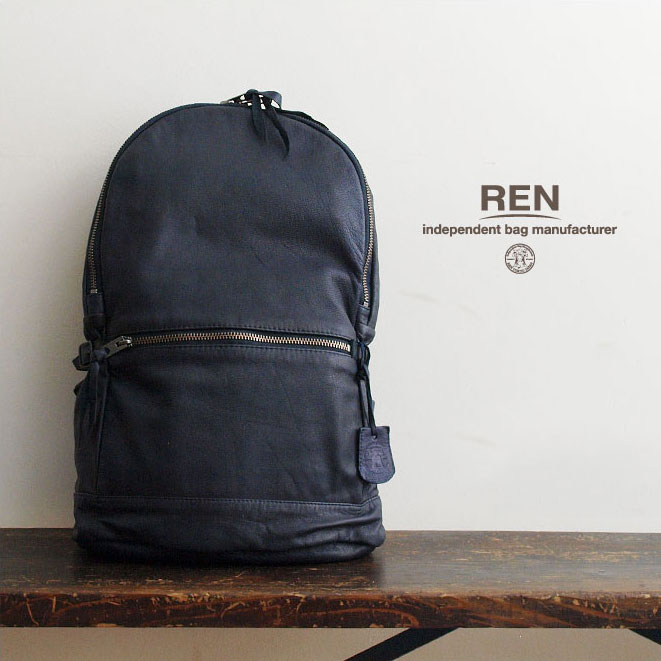 超目玉 Ren レン Bare ベアー デイリュック ミッド Dt レディース メンズ ユニセックス やぎ革 レザー バッグ 無地 シンプル ナチュラル カジュアル おしゃれ ネイビー 黒 代 30代 40代 50代 60代 わけあり並の激安価格 Greenzonwheelz Com