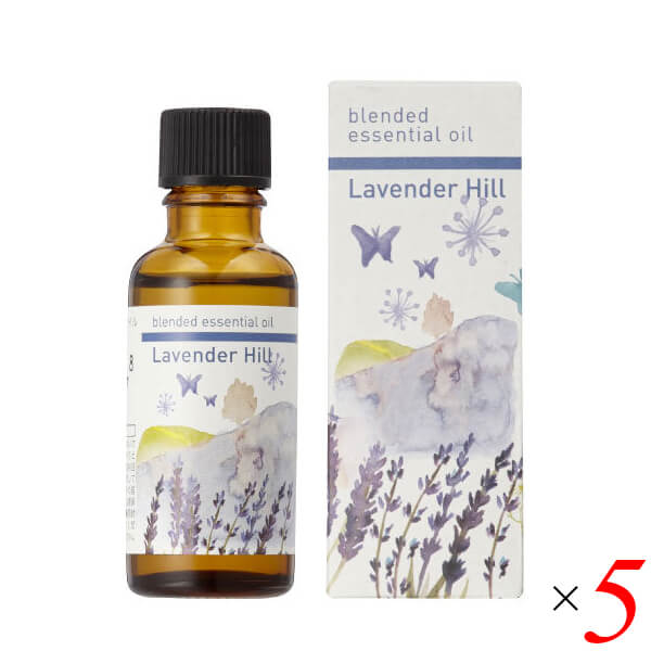 【4/20(月)限定！カードでポイント5倍！】生活の木 ブレンドエッセンシャルオイル 30ml 5本セット ラベンダーヒル アロマオイル ラベンダー 精油