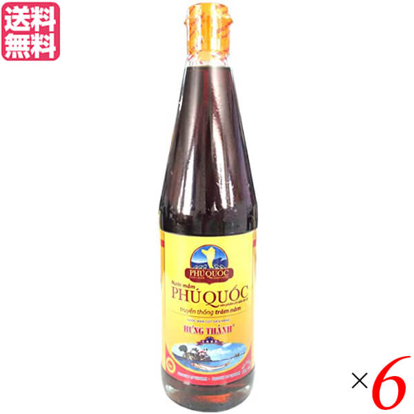 【4/10(金)限定！カードでポイント8倍！】ニョクマム 調味料 ベトナム フンタン ニョクマム 650ml 6本セット ヌックナム ヌェクナム 送料無料