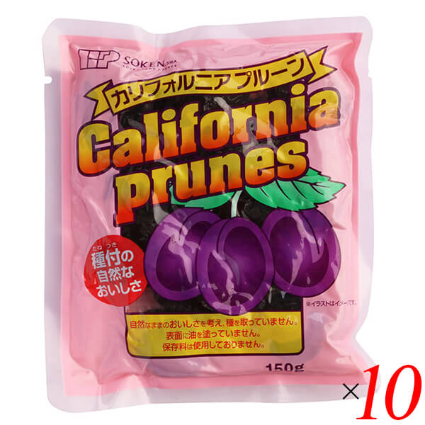 【マラソン限定！ポイント2倍！】プルーン ドライフルーツ カリフォルニア 創健社 カリフォルニアプルーン 150g 10個セット