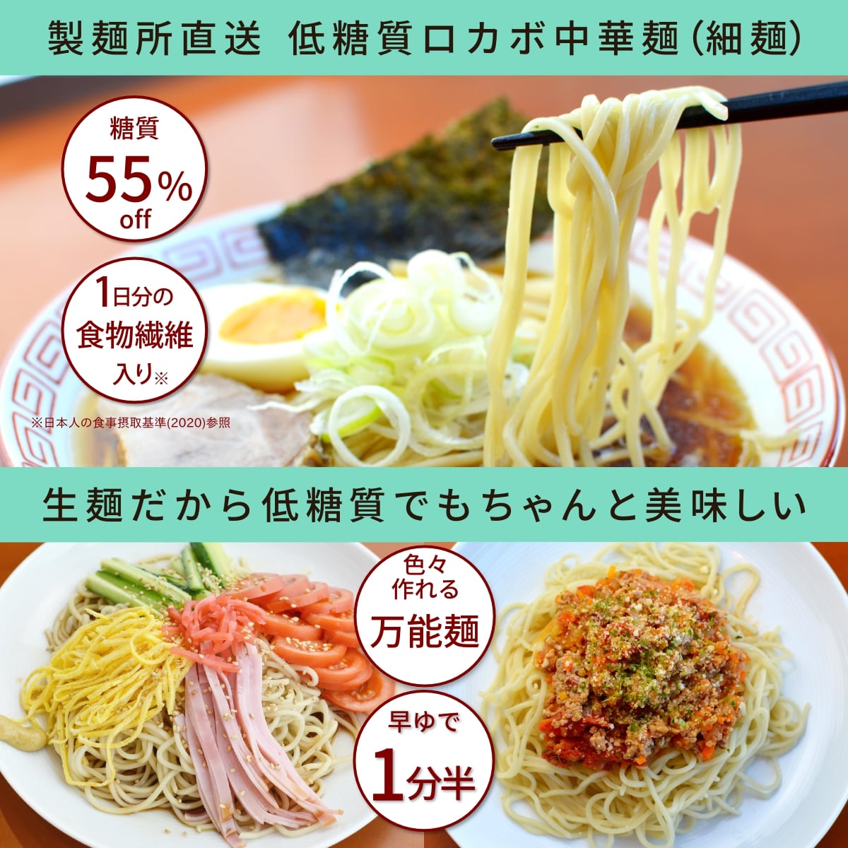 糖質制限 低カロリー パスタ 低糖質食品 55 オフ 低糖質 細麺 ダイエット食品 置き換え ロカボ 150g 12袋 生ラーメン 糖質 中華麺 ダイエット 冷凍