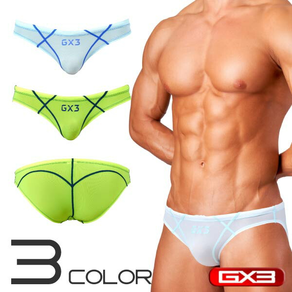 GX3 Vビキニ２枚組 Size:M GX3 2枚パンツセット GX3/ジーバイスリー GLOSS SPORTS COLOR V