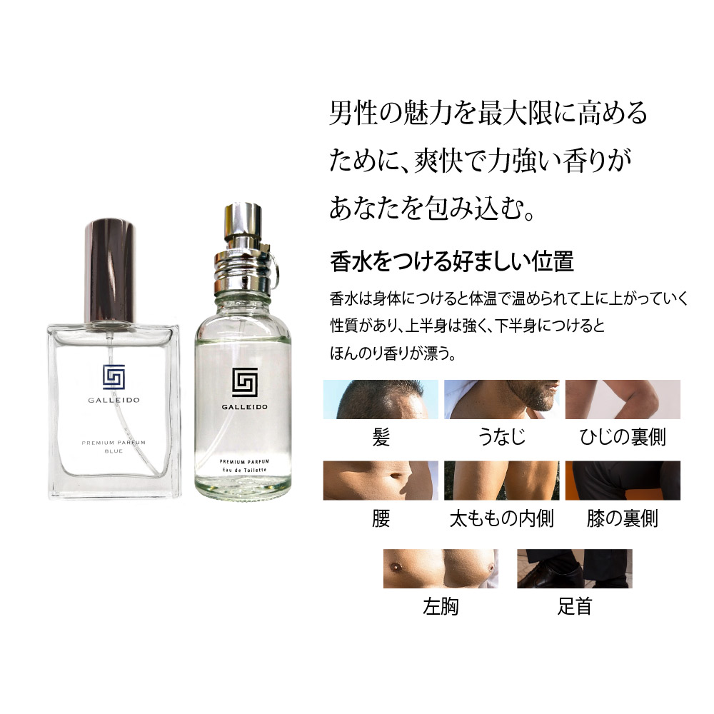 希少 Galleido Premium Parfum Blue ガレイド プレミアム パルファム ブルー 男性 メンズ 香水 お得なセット 公式の Escolasbarquinha Pt
