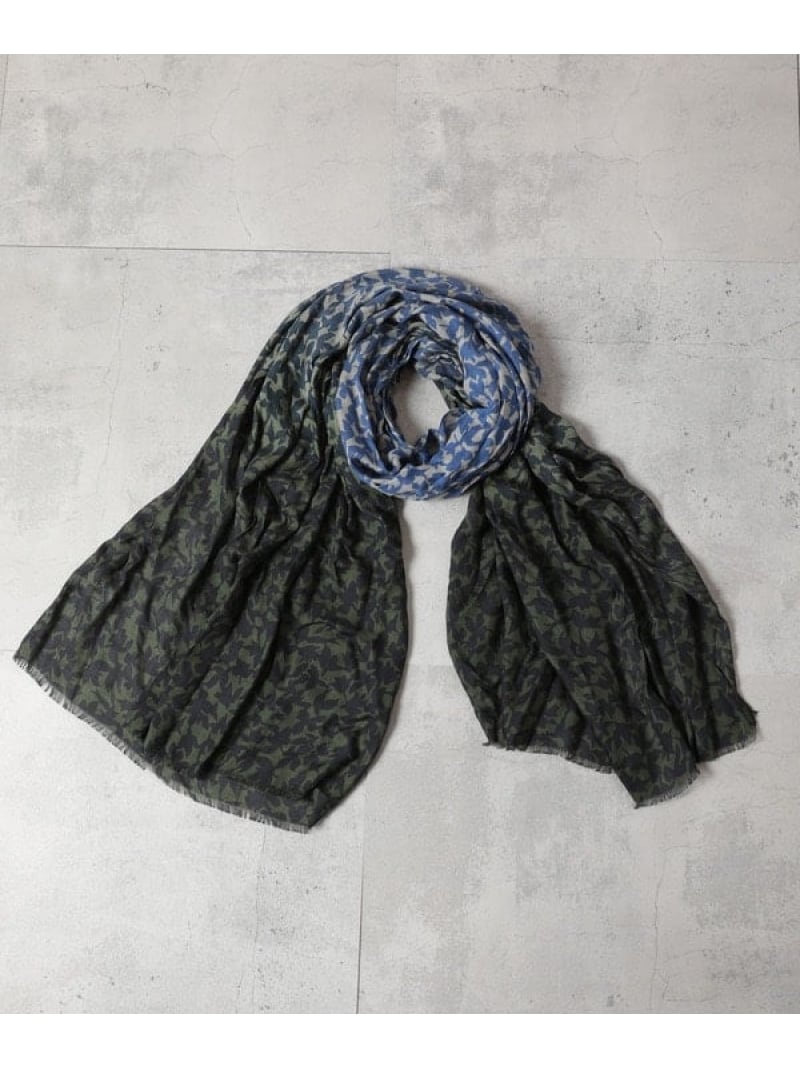 【SALE／30%OFF】【altea/アルテア】ストール DISTINCTION MEN BIGI メンズ ビギ ファッション雑貨 マフラー・ストール・ネックウォーマー グリーン ブルー【RBA_E】【送料無料】[ Fashion]