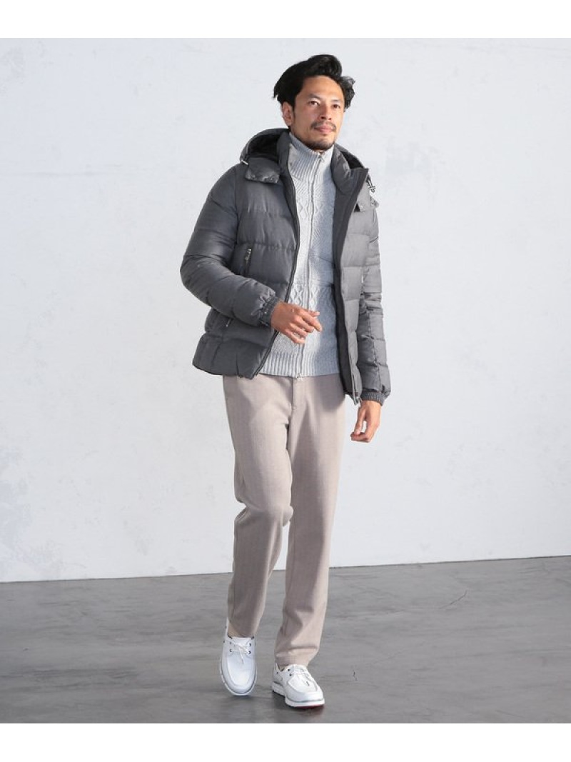 パネルボーダー ジップアップカーディガン Men S メンズ Bigi