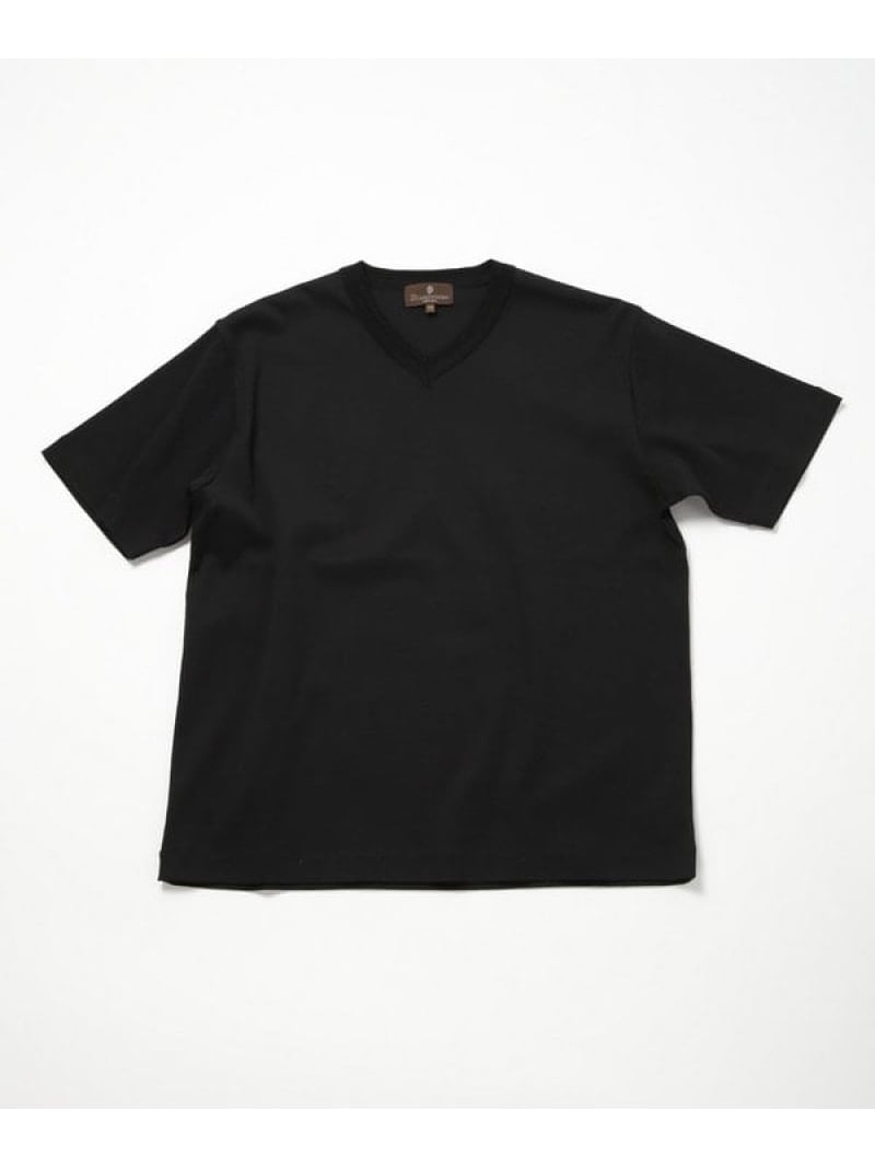 【SALE／35%OFF】60/2マーセライズジャージVネックTEE MEN'S BIGI メンズ ビギ トップス カットソー・Tシャツ ホワイト ベージュ ブルー ブラック【RBA_E】【送料無料】[ Fashion]