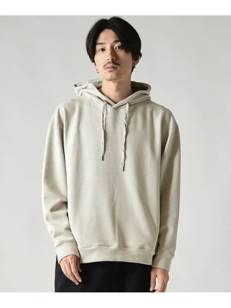フェイクツーピースフーディースウェットトップス