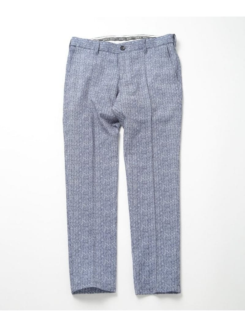 【SALE／50%OFF】【ACTIVE TAILOR】3Dサッカープリントスラックスパンツ MEN'S BIGI メンズ ビギ パンツ スラックス・ドレスパンツ ブルー ネイビー ブラック【RBA_E】【送料無料】[ Fashion]