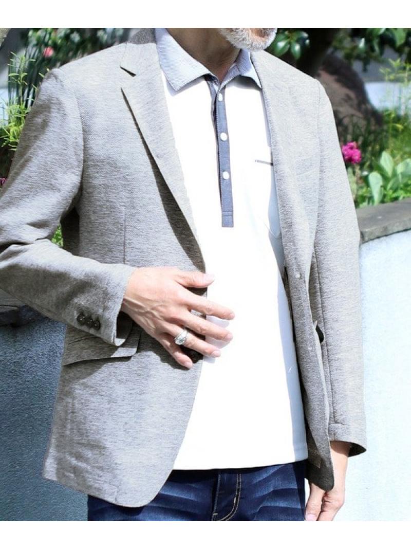 カラミマテリアル ストレッチジャケット ビギ Station Union コート メンズ