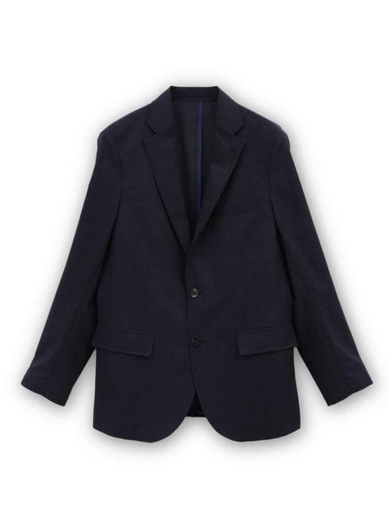 【SALE／30%OFF】＜COOL DOTS＞ツイルプリントテーラードジャケット(セットアップ対応) CROWDED CLOSET メンズ ビギ ジャケット・アウター テーラードジャケット・ブレザー ネイビー グレー ホワイト【RBA_E】【送料無料】[ Fashion]