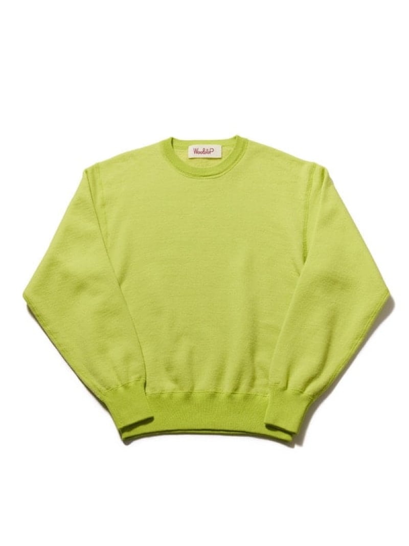 【SALE／40%OFF】【WLP/ダブルエルピー】CREW NECK PO FUSE メンズ ビギ トップス ニット ブラック グリーン【RBA_E】【送料無料】[ Fashion] 10,600円