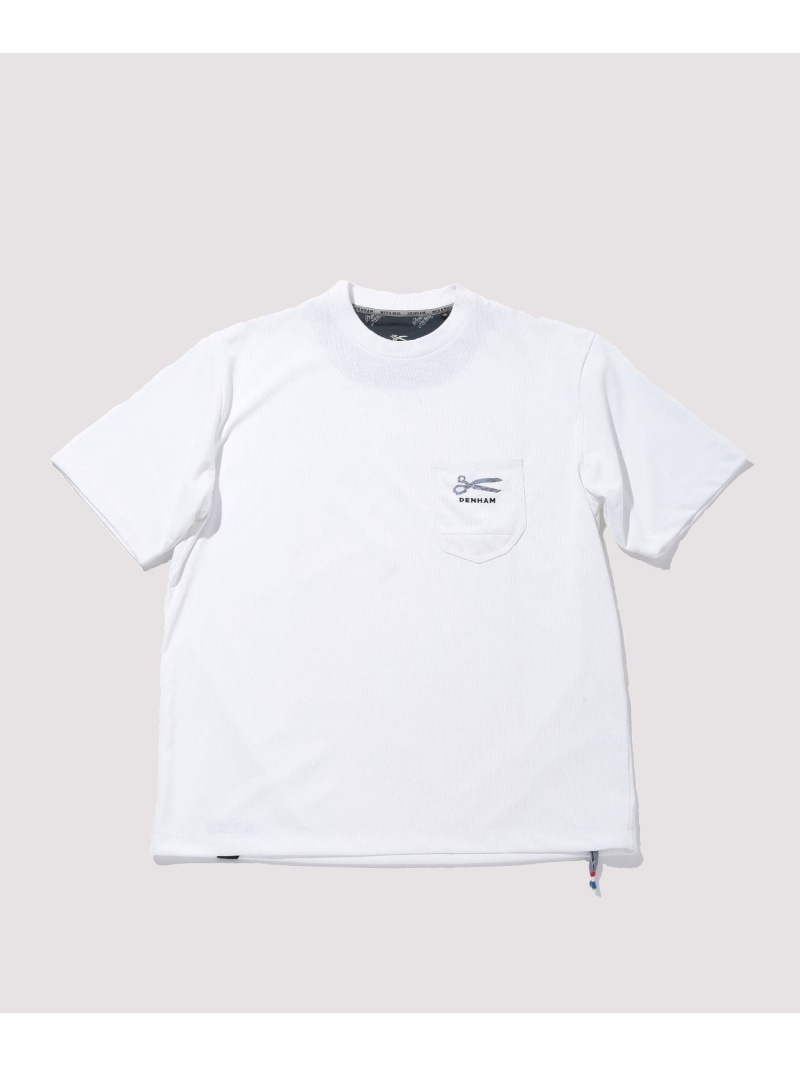 【DENHAM&times;MEN'S BIGI】TRYCOOL天竺ポケットT MEN'S BIGI メンズ ビギ トップス カットソー・Tシャツ ネイビー ホワイト【送料無料】[ Fashion]｜MENS BIGI／メンズビギ