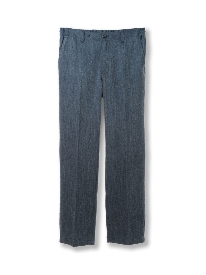 【SALE／50%OFF】デニム調ツイードストレッチパンツ MEN'S BIGI メンズ ビギ パンツ スラックス・ドレスパンツ グレー ブラウン ブルー ブラック【RBA_E】【送料無料】[ Fashion]｜MENS BIGI／メンズビギ
