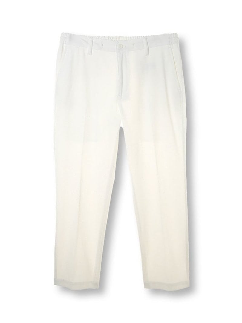 【SALE／20%OFF】シェルタリングドライオックスアンクル丈パンツ＜吸水速乾/接触冷感/UVカット＞ MEN BIGI メンズ ビギ パンツ その他のパンツ ブルー ホワイト ネイビー【RBA_E】【送料無料】[ Fashion]