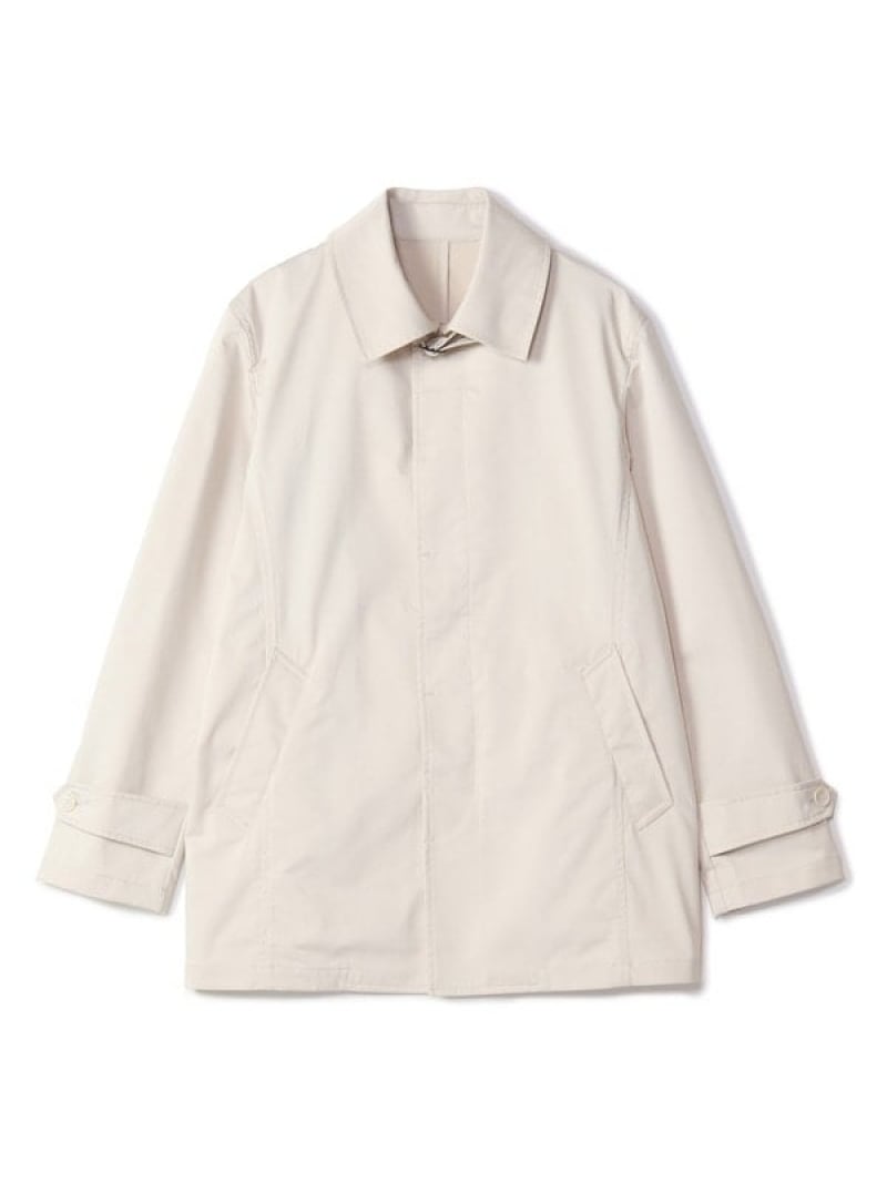 LIMONTA EAST ストレッチギャバ ステンカラーコート＜ストレッチ・防風・撥水・透湿性＞ MEN BIGI メンズ ビギ ジャケット・アウター トレンチコート ホワイト グリーン ネイビー【送料無料】[ Fashion]