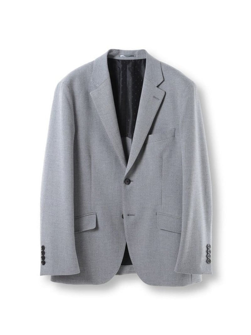 【SALE／55%OFF】360度ストレッチTRジャケット＜接触冷感＞ MEN\'S BIGI メンズ ビギ ジャケット・アウター テーラードジャケット・ブレザー ブラック グレー【RBA_E】【送料無料】[ Fashion]