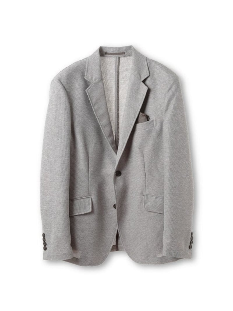 【ACTIVE TAILOR/アクティブテイラー】カラミメッシュストレッチジャケット MEN'S BIGI メンズ ビギ ジャケット・アウター テーラードジャケット・ブレザー ブルー ネイビー ベージュ ブラック【送料無料】[ Fashion]