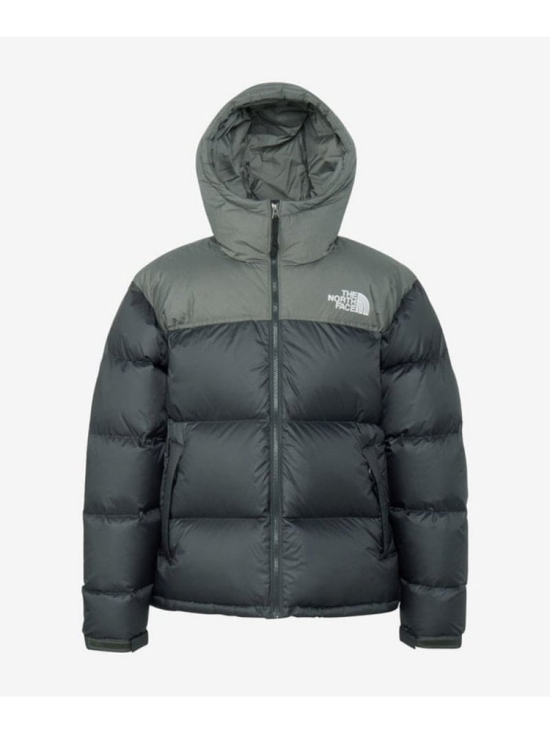 【THE NORTH FACE】Nuptse Hoodie UNION STATION メンズ ビギ ジャケット・アウター ダウンジャケット・ダウンベスト 黒いこと 薄墨色【貨物輸送無料】[ Fashion] メンズファッション-コート・ジャケット