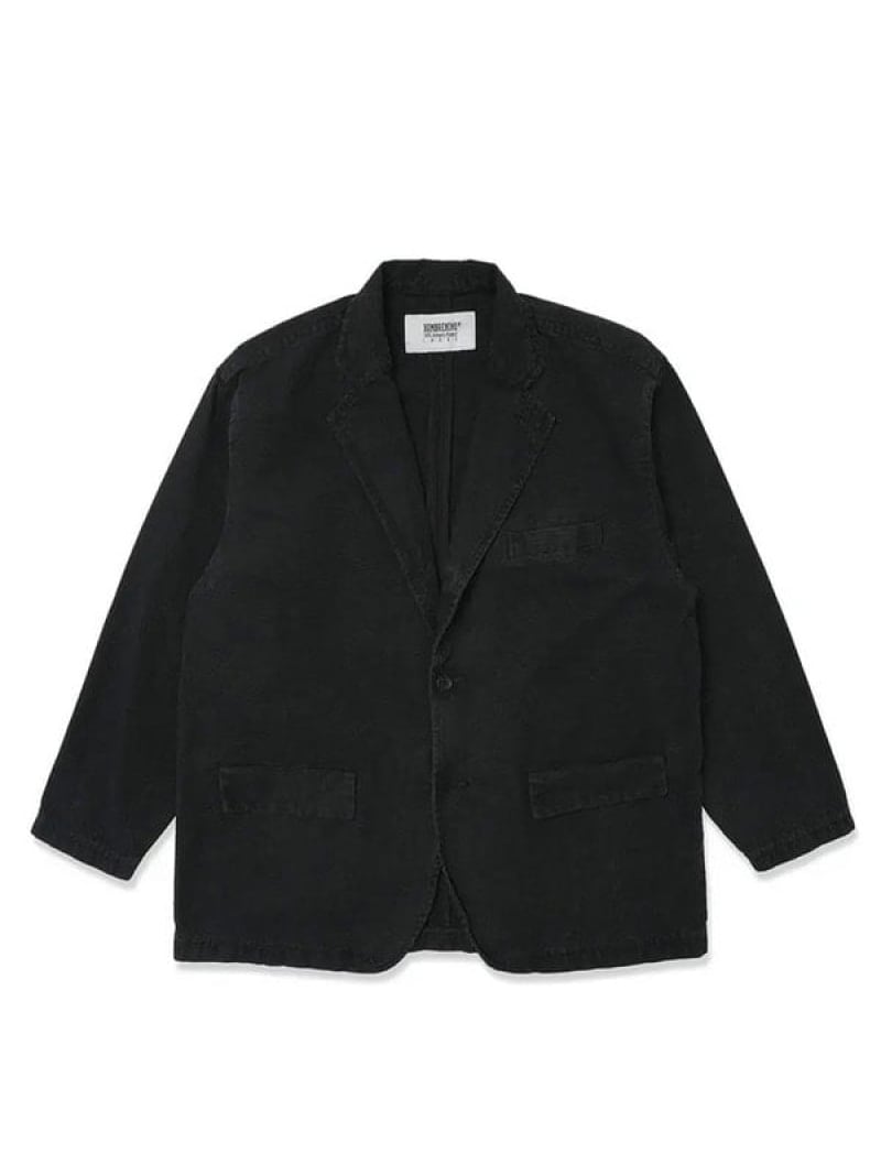 【SALE／50%OFF】【HOMBRE NINO/オンブレニーニョ】CANVAS 3B JACKET FUSE メンズ ビギ ジャケット・アウター その他のジャケット・アウター ブラック【RBA_E】【送料無料】[ Fashion]